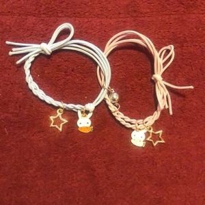 Bunny and star magnet friendship bracelet